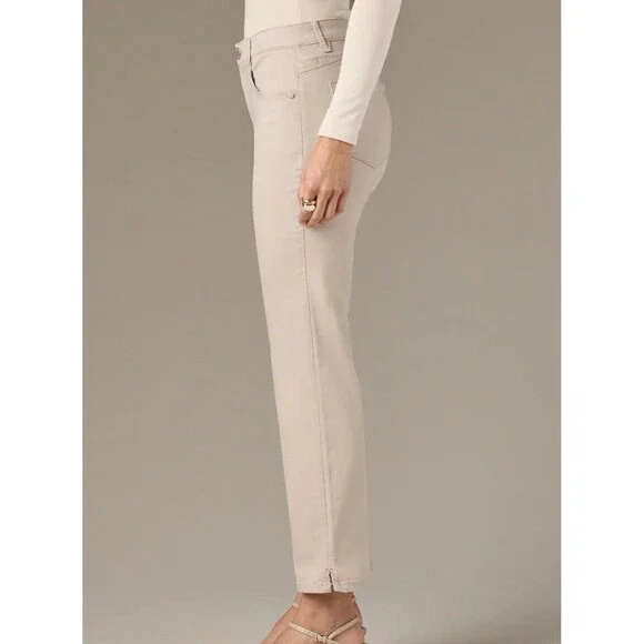 Wit & Wisdom HIGH RISE MICRO SLIT HEM STRAIGHT LEG PANTS SIze 14 - Picture 2 of 9